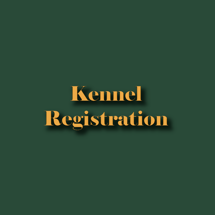 Kennel Registration Fee - 750